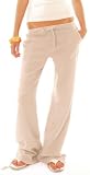 #2: Leinenhose Damenhose Neu Gr.34/XS, 36/S, 38/M, 40/L, 42/XL Damen Hosen Schwarz, Weiss …