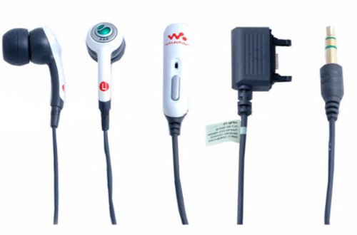 Childrens Toyshop  Electronics : Sony Ericsson® Stereo Portable Handsfree HPM-70 W/ Fast Port Jack Connector (White) For SE W810i
