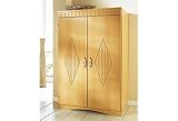 Produkt-Bild: 8055-1 - PC Schrank Computerschrank im Landhaus-Stil, in buche