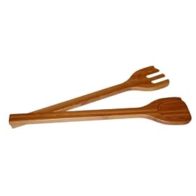 Bartelt Bamboo Set of Two Salad Servers
