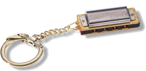 MusicalInstruments: Hohner Little Lady Harmonica Keychain