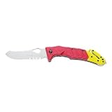 Fox Knives FX-447 C Fox ALSR 2 Folding Knife, Red/Yellow