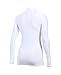 Under Armour Women's UA ColdGear® Long Sleeve Compression Mock Small White