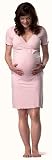 JW D&A Short-sleeved Stretch Nursing Nightgown -- S-XL.