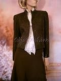 Yves Saint Laurent - $2795 New YSL YVES SAINT LAURENT Tweed Leather Jacket 6 38
