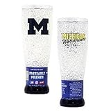 Michigan Wolverines NCAA Crystal 16oz Pilsner