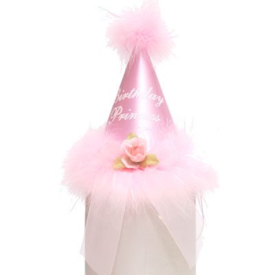 Boutique Baby Gift Girl Accessory PINK Birthday Princess Party Hat