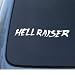 HELL RAISER - Car, Truck, Notebook, Vinyl Decal Sticker #1272 | Vinyl Color: White