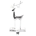 Contemporary Metal Deer Stocking Holder