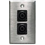 Horizon SP2 NL4MP Wall Plate (with 2 Speakon Speaker Connectors)