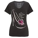 Disney Organic V-Neck Glass Slipper Cinderella Tee