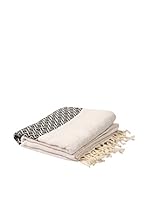 Pandora Toalla Spa&Beach Natural (Beige Claro/Negro)