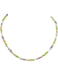 Sterling Silver Pearl Beaded Necklace 18"