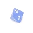 Chessex Frosted 16mm Blue and white d8
