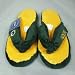 Green Bay Packers NFL Flip Flop Thong Slippers - XL