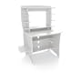 Legare 36-Inch Student Desk with Hutch, White