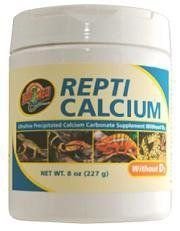 Zoo Med Reptile Calcium Without Vitamin D3, 8 oz