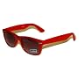 1980's Wayfarer Style Fashion Sunglasses with Gradient Lens - 6 Radiant Colors