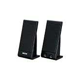 iBUFFALO スピーカー USB接続 コンセント不要 1W ブラック BSSP01UBK