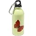 EarthLust Stainless Steel Bottle 13 Ounces - Butterfly