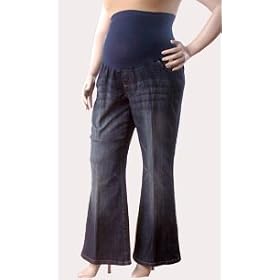 Motherhood Maternity: Plus Size Secret Fit Belly(tm) Super Stretch Maternity Jeans