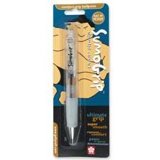 Sakura Sumo-grip Pen - Clear Blue Sakura Medium Point Pen 1-each