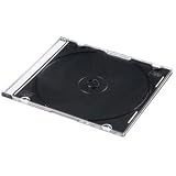 Ultra Slim-Line Jewel Case ULT40407 - Storage CD/DVD slim jewel case - capacity: 1 CD/DVD - black (pack of 100 )