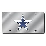 Dallas Cowboys License Plate Cover (Silver)