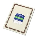 Certificates for Copier/Laser/Ink Jet, 8-1/2 x 11, Red Crown Border, 50/Pk