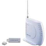 BUFFALO AirStation g/b 無線LAN BroadBandルータ USB2.0用 無線子機セットモデル WHR-G/U