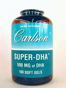 Carlson Labs - Super DHA 500 mg. - 180 Softgels
