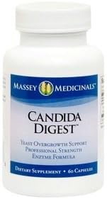 Massey Medicinals Candida Digest 60 Capsules - Free USA Shipping