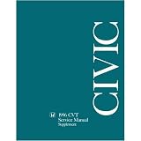 1996 HONDA CIVIC CVT Shop Service Manual Supp Book by Honda