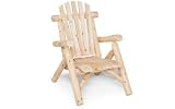 Outdoor Living : Unfinished Log Chair