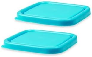 Innobaby EZ Grip Press-to-Seal Replacement Lids in Blue (Set of 2)