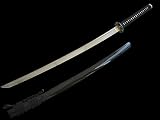 Fully Handmade Clay Temper Functional Pawpaw Katana sword #309