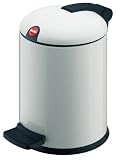 Produkt-Bild: Hailo 0704-080 Design Tret-Kosmetikeimer Trento&reg; Design 4, weiss