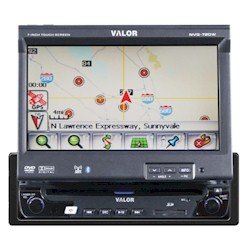 VALOR (NVG720W) Valor NVG720W In-Dash DVD Touch Screen Multimedia Receiver With Navigation