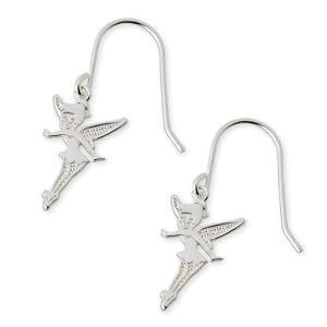 Disney Tinkerbell Sterling Silver Hanging Earrings