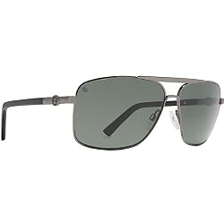 VonZipper Metal Stache Men's Polarized Casual Sunglasses - Charcoal/Grey Poly