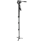 Manfrotto 561B Pro Fluid Monopod with Head and 501PL Sliding Quick Release Plate