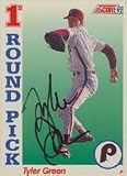 Tyler Green, Philadelphia Phillies Autographed Card