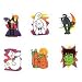 72 Halloween Glitter Tattoos