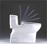 Toto SS114-01 Soft Close Elongated Toilet Seat - White