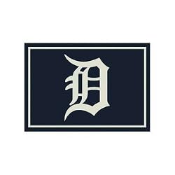 Detroit Tigers 5 4" x 7 8" Team Spirit Area Rug