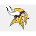 WinCraft Minnesota Vikings Logo Die Cut 4x4 Decals
