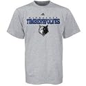 adidas Minnesota Timberwolves Ash True Court T-shirt