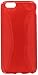Generic Slim and Flexible Crystal Silicone TPU Cover for Apple iPhone 6 - Non-Retail Packaging - Frosted Red