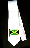 Party Decoration Necktie with Jamaica, flag, Jamaican
