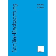 TimeTEX Sch�lerbeobachtung - Analysieren und F�rdern - Blau -A4 - Heft - 10776 - Sch�lerbeobachtung